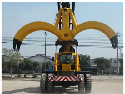 QLYS15DY Hydraulic wheel telescopic boom lifting grab crane